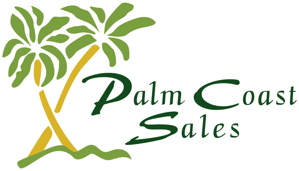 Logo of Palm City Sales featuring a stylized palm tree.